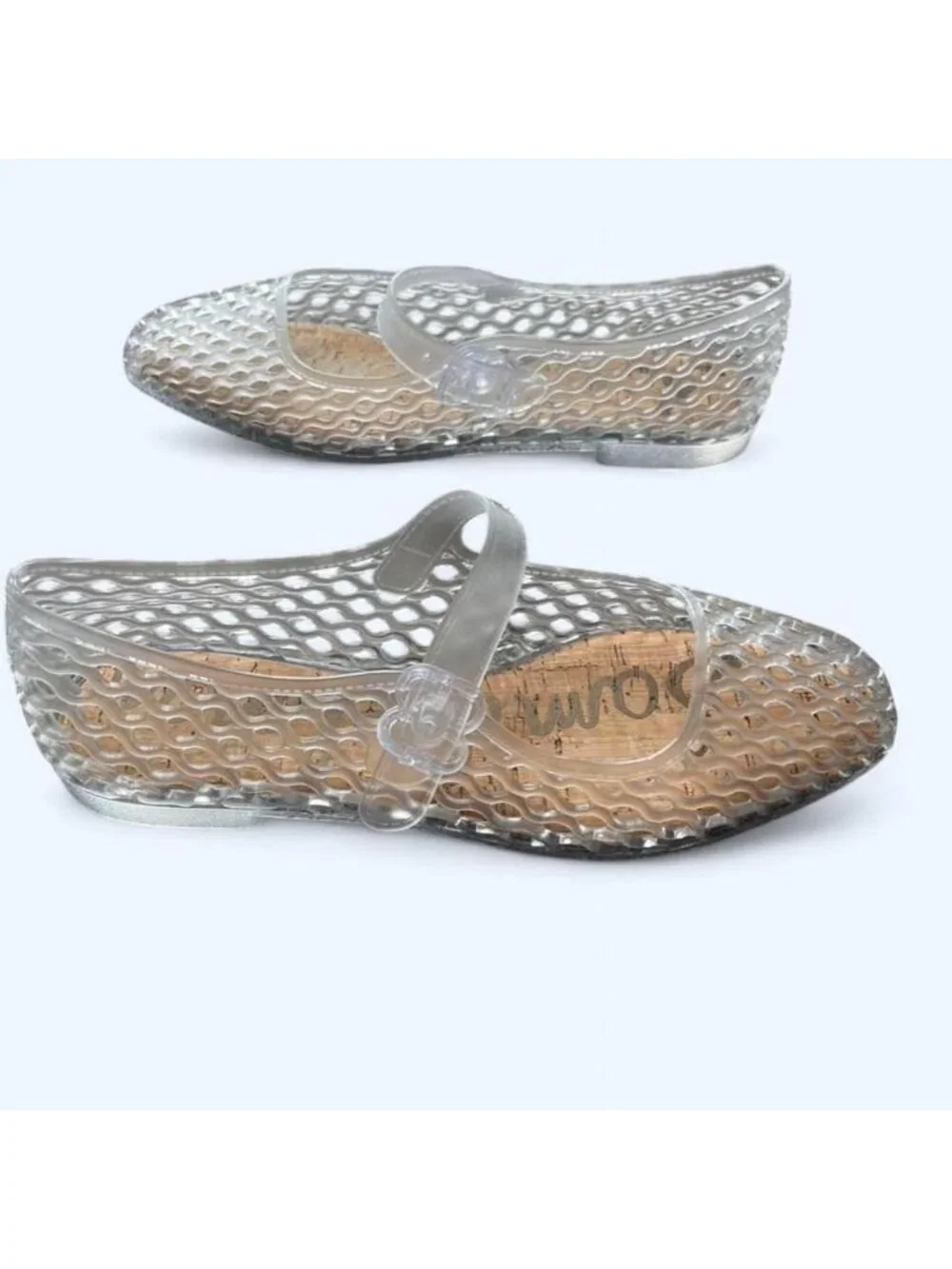 Sam Edelman Michaela Clear Jelly Shoes Size 8 Whimsy Kawaii Summer Kidcore - Picture 2 of 5